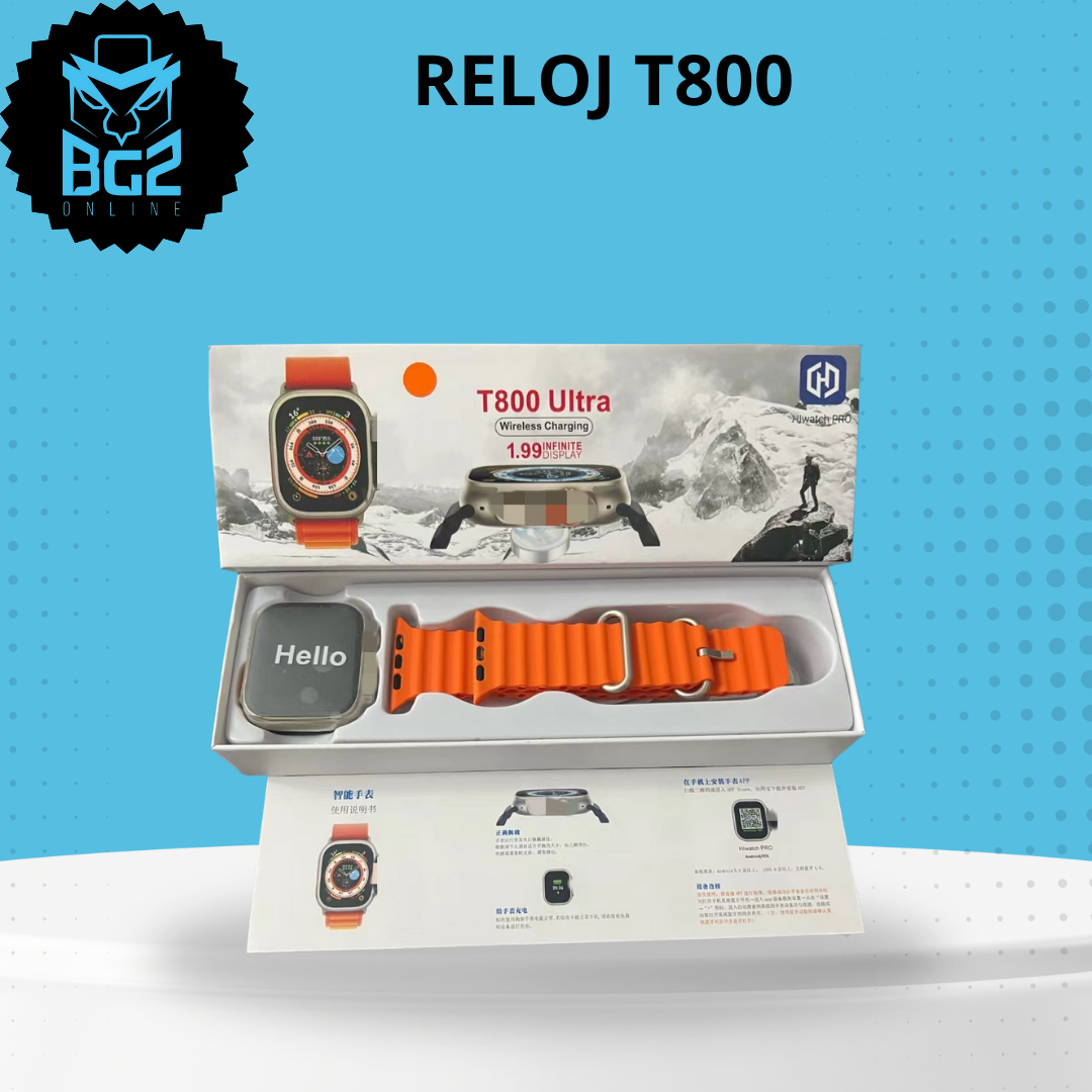 RELOJ T800 ULTRA DOBLE PULSO